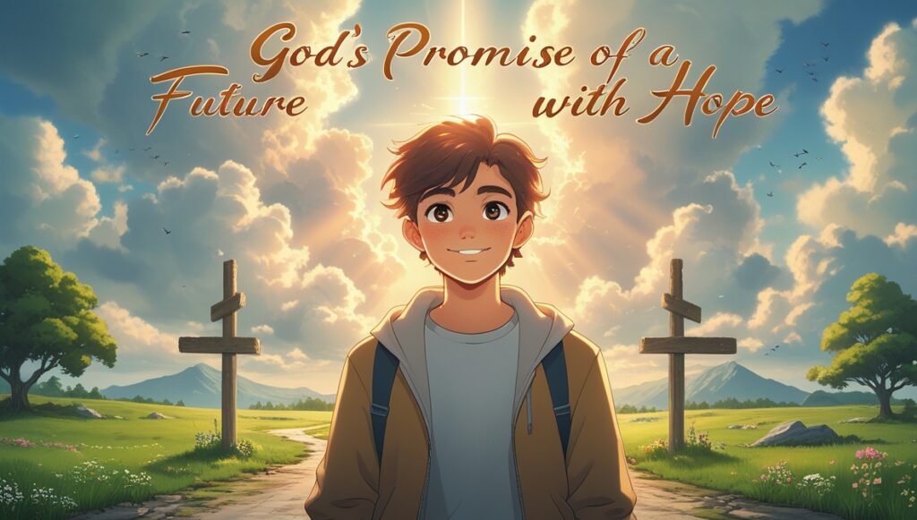 God’s Promise of a Future Filled with Hope 3 Leonardo Phoenix 10 A youthful figure with a determined expres 0