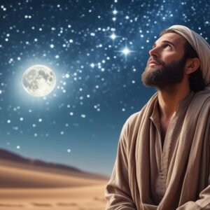 Leonardo Phoenix 10 Abraham is situated in a serene desert lan 1