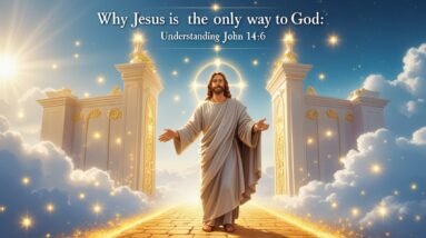Leonardo Phoenix 10 Jesus standing on a path of radiant golden 1