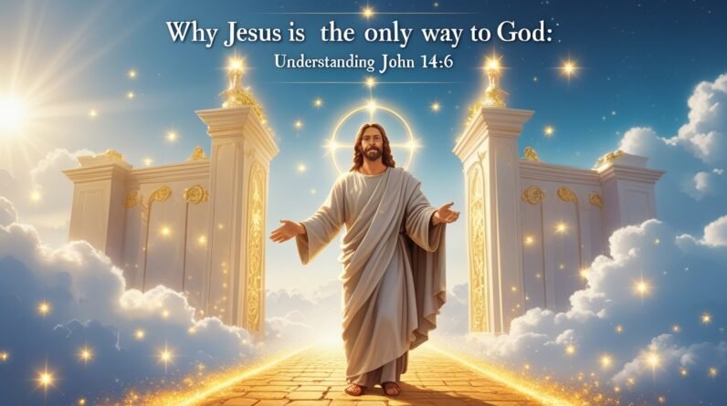 Leonardo Phoenix 10 Jesus standing on a path of radiant golden 1