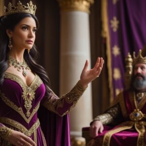 Leonardo Phoenix 10 Queen Esther stands before the king with u 0
