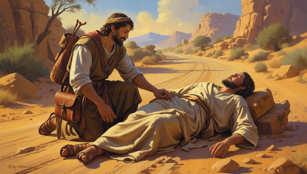 Leonardo Phoenix 10 The Parable of the Good Samaritan is depic 0
