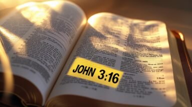 Born Again Through Faith: Understanding John 3:16 in a Personal Way 2 Leonardo Phoenix 10 a closeup of an open Bible with John 316 h 0