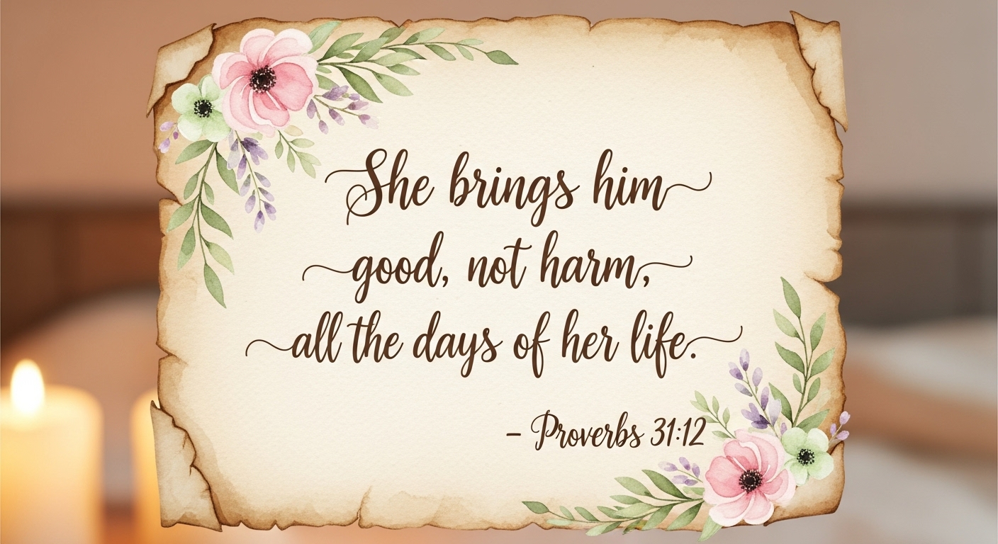 A Wife’s Prayer for Her Husband: Strength and Guidance from God (Proverbs 31:12) 2 Image fx 10 11