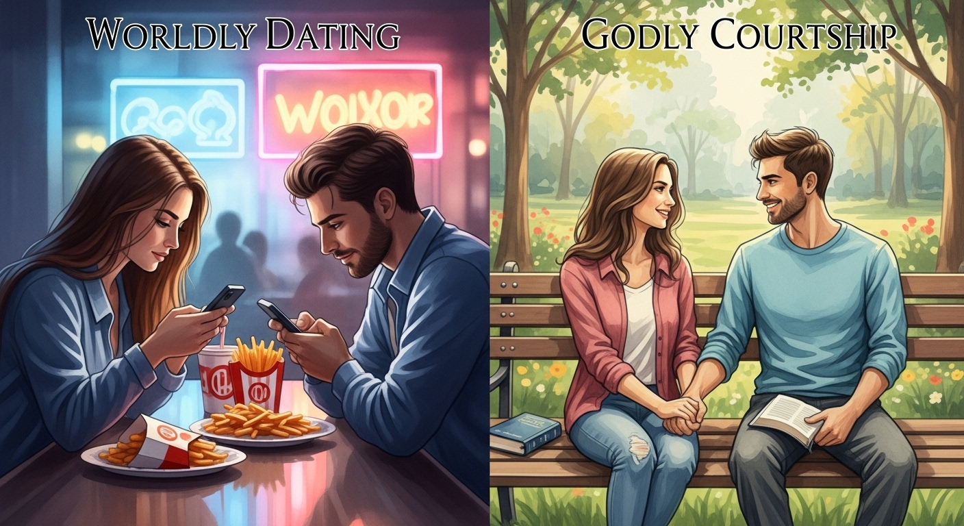 Courtship vs. Dating: Understanding God’s Design for Relationships 2 Christian courtship vs dating