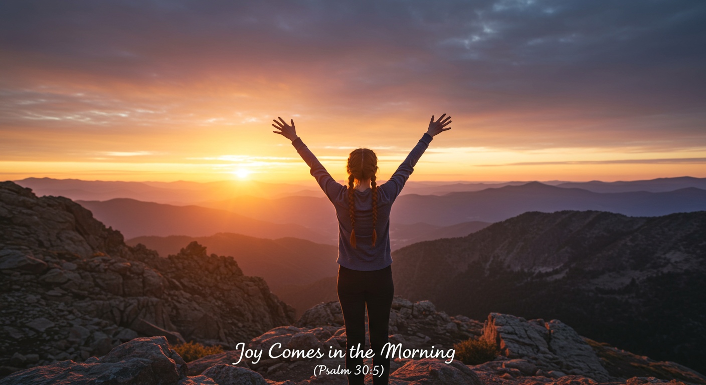 joy comes in the morning Psalm 30