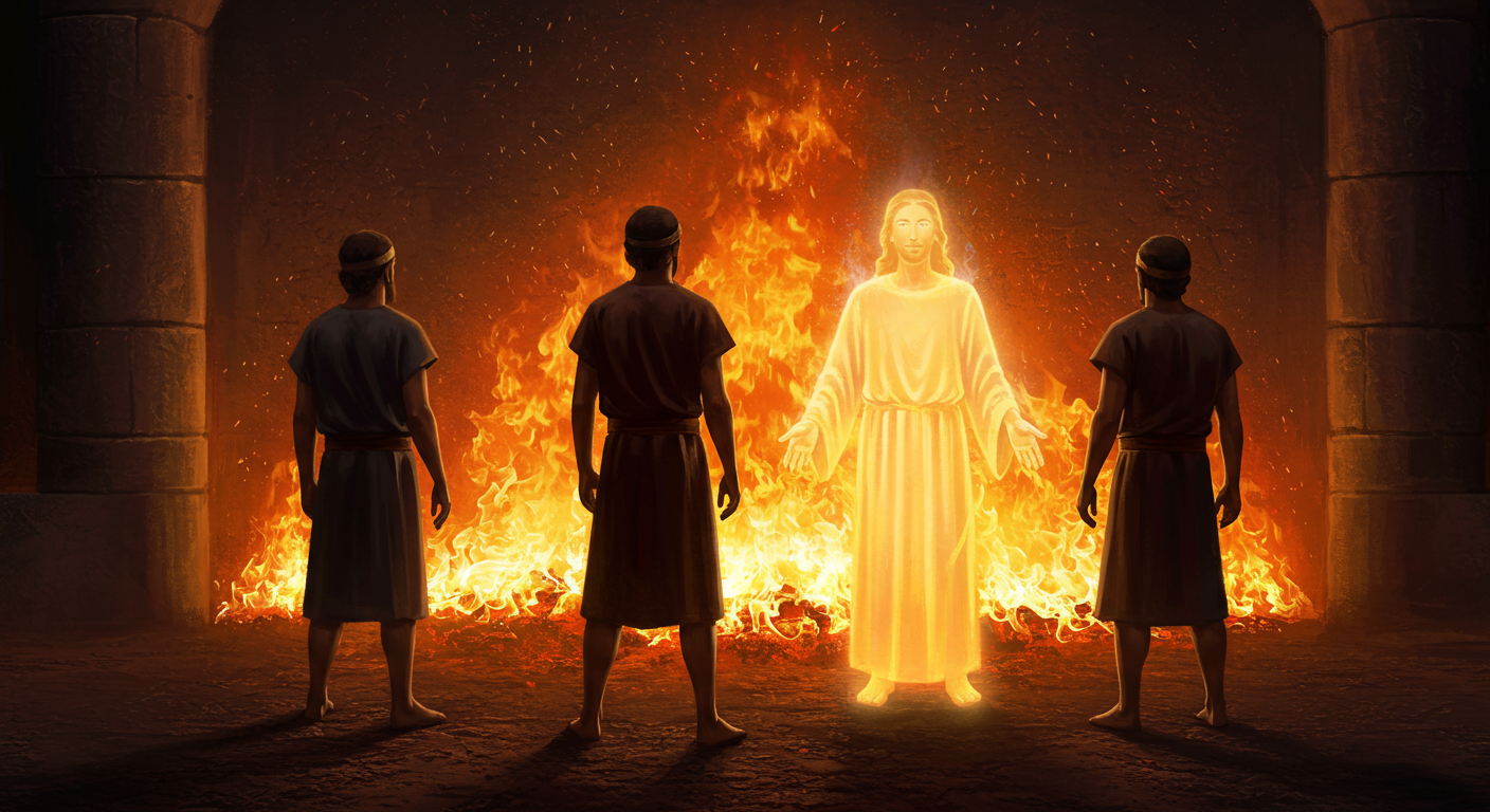 God who stands in the fire