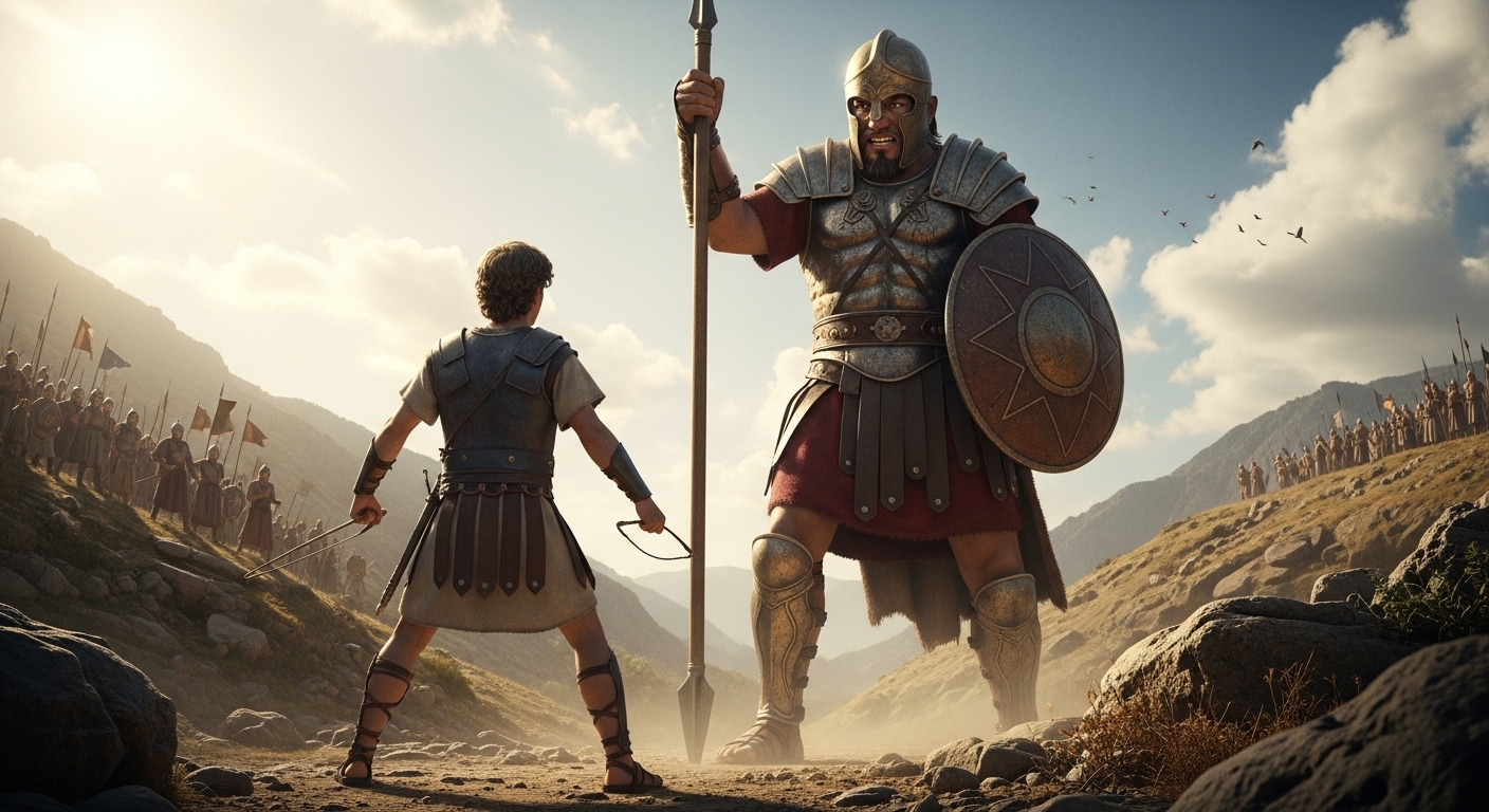 David defeated Goliath