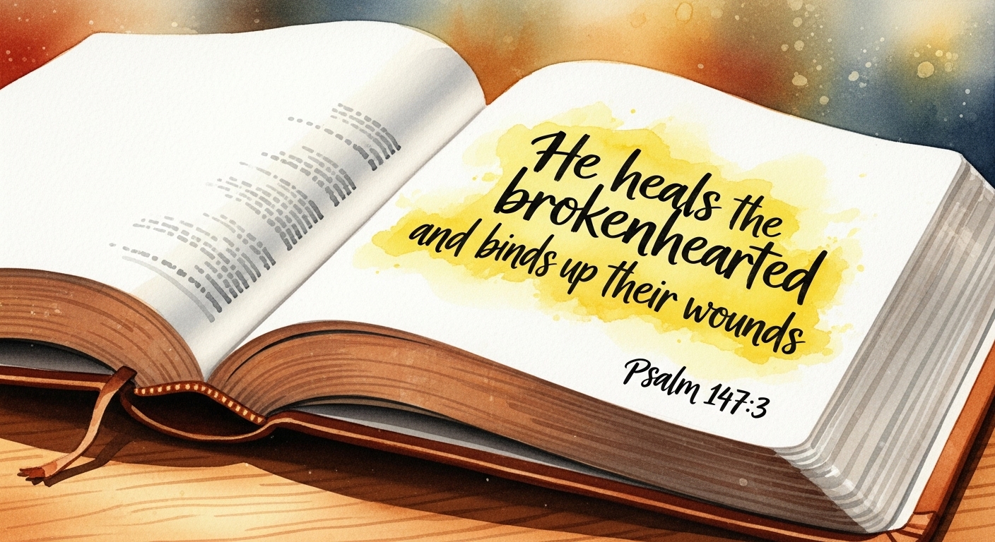 God Heals the Brokenhearted: Finding Hope After Hurt - Psalm 147:3 1 God heals the brokenhearted