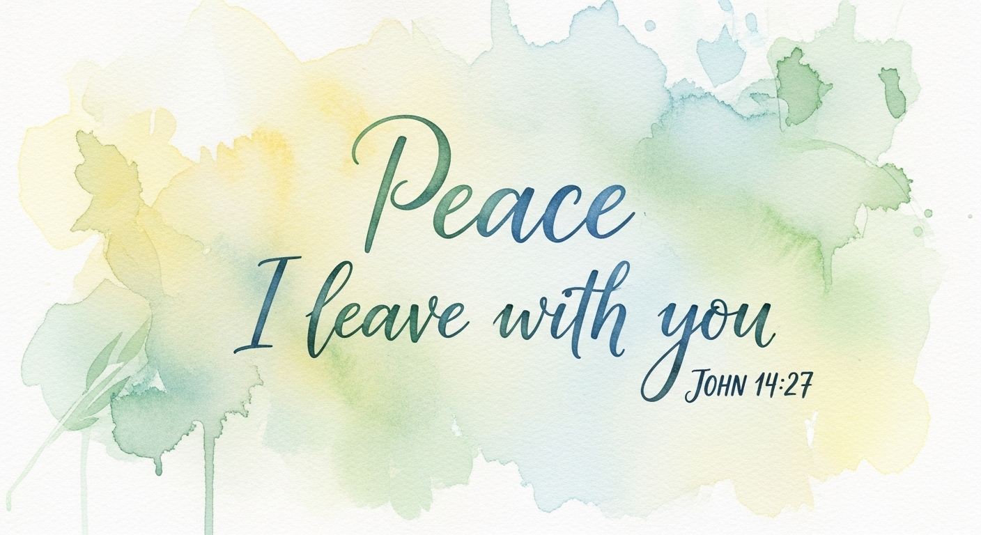 A Prayer for Inner Peace During Troubled Times (John 14:27) 1 prayer for inner peace