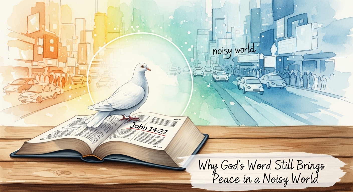 Why God’s Word Still Brings Peace in a Noisy World (John 14:27) 1 peace through God’s Word