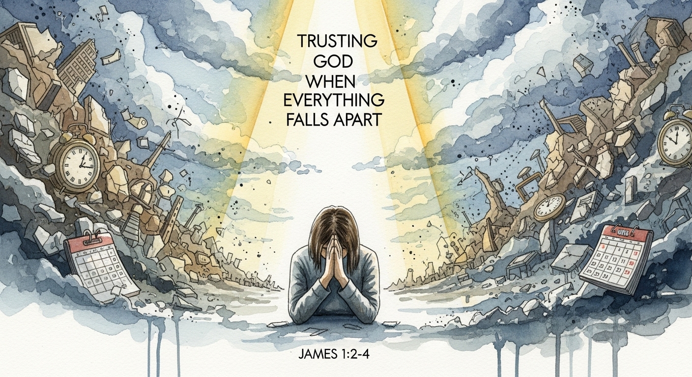 Trusting God When Everything Falls Apart - James 1:2-4 1 trusting God in trials