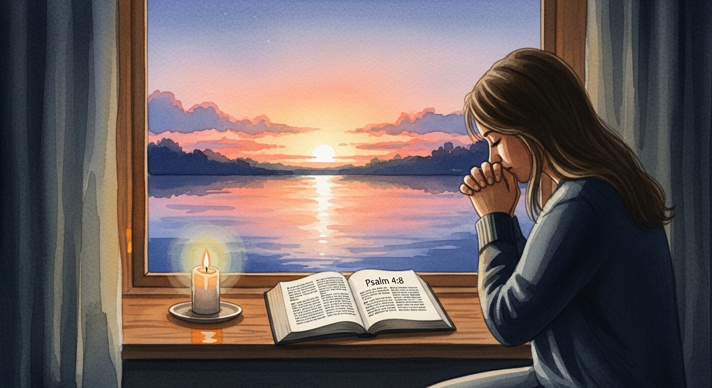 Evening prayers before bed