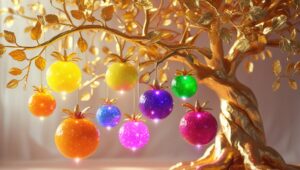 Leonardo_Phoenix_10_9_glowing_fruits_of_varying_sizes_and_shap_3