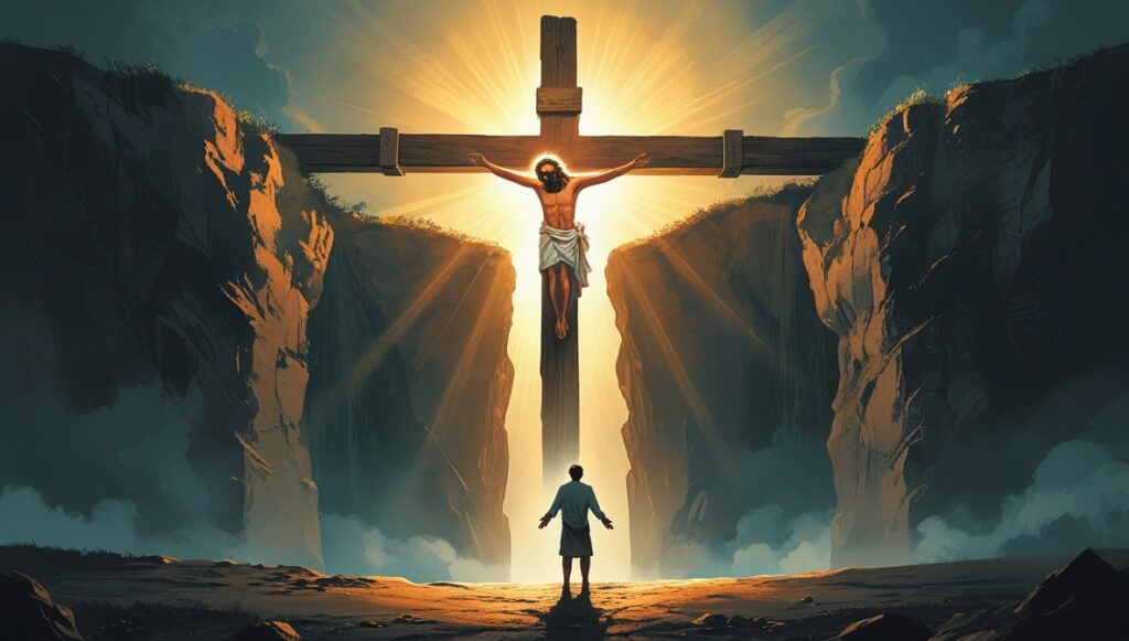 How Sin Separates Us From God 2 Leonardo Phoenix 10 A dramatic and emotive illustration of a w 2