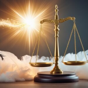 Leonardo Phoenix 10 A majestic scale of justice with intricate 1