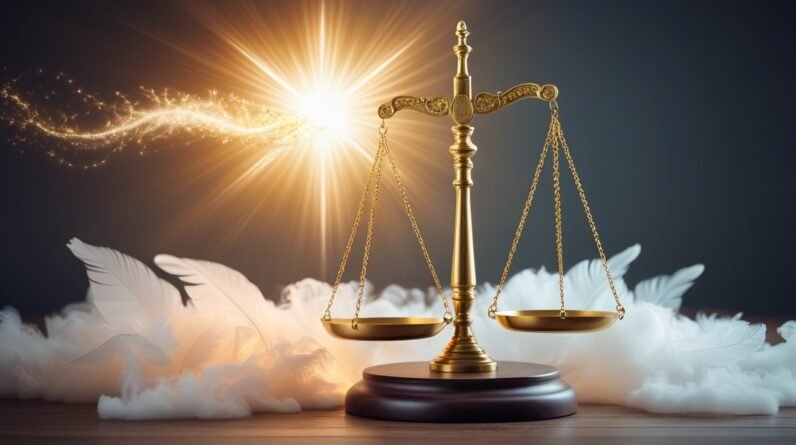 Leonardo Phoenix 10 A majestic scale of justice with intricate 1