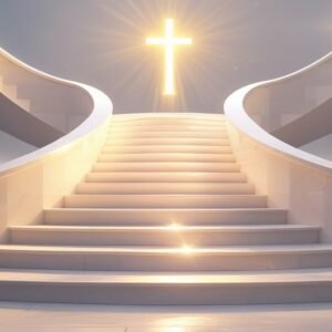 Leonardo Phoenix 10 A serene and majestic staircase with each 1