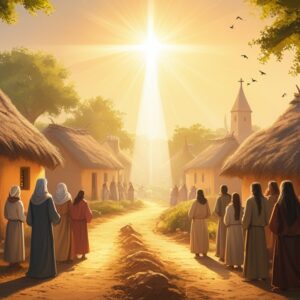 Leonardo Phoenix 10 A warm radiant light gently descending int 0