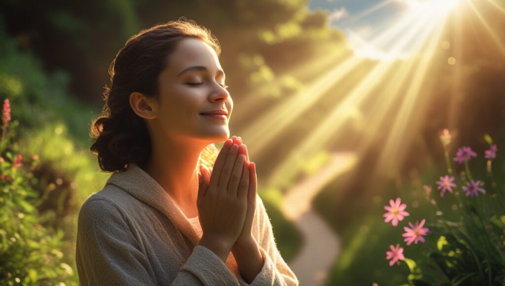 How the Holy Spirit Works in Your Daily Life 2 Leonardo Phoenix 10 A warm soft light shines down on a believe 3