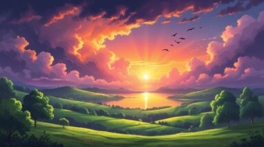 Why the New Creation Gives Believers Hope Today 11 Leonardo Phoenix 10 A warm sunrise breaks through dark clouds 3