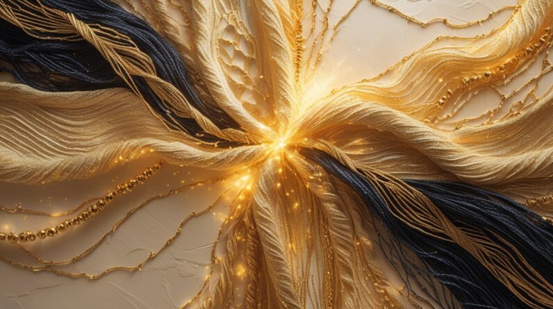 Phoenix 10 A magnificent golden tapestry with intricate patter 3