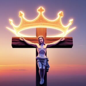 Phoenix 10 A serene and vibrant glowing crown of light rests m 1