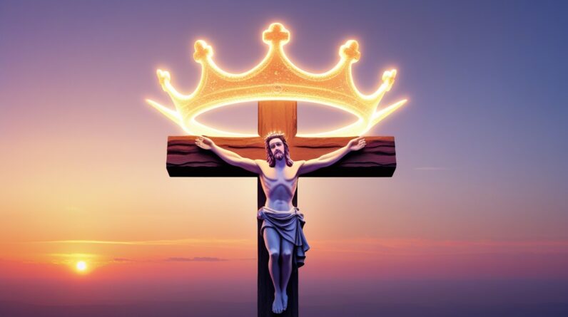 Phoenix 10 A serene and vibrant glowing crown of light rests m 1