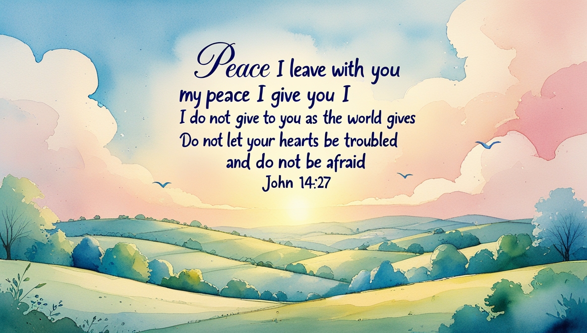 A Prayer for Inner Peace During Troubled Times (John 14:27) 2 prayer for inner peace