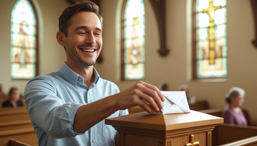 Why Tithing Still Matters in a Modern World 2 Phoenix 10 A smiling Christian man with a warm and genuine fac 0