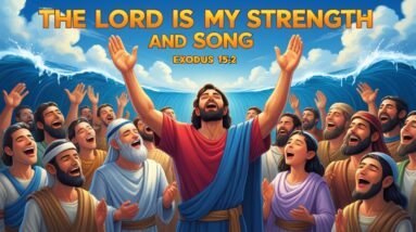 The Lord Is My Strength and Song (Exodus 15:2) 43 Phoenix 10 A triumphant scene of Moses and the Israelites stan 0