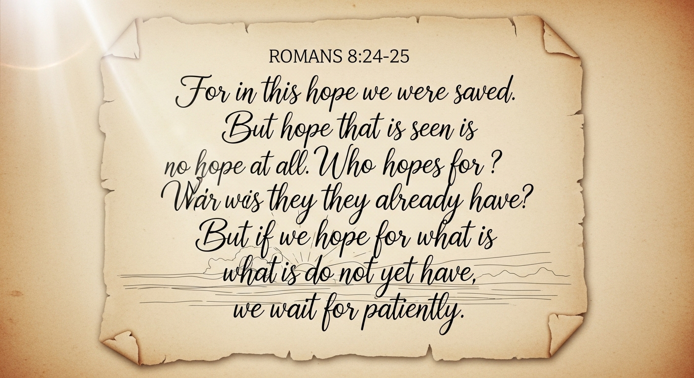 Hope Beyond What You Can See