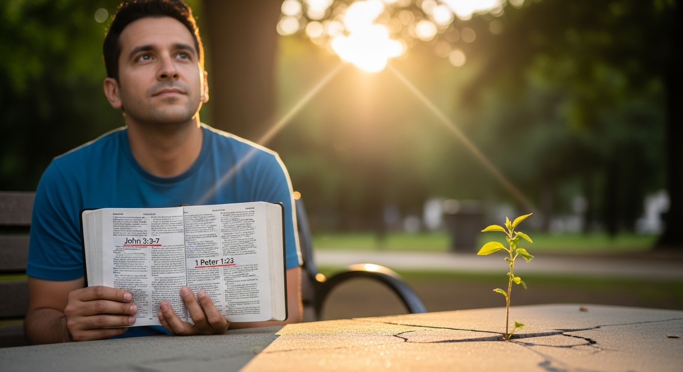 What Does It Mean To Be Born Again? (John 3:3-7, 1 Peter 1:23) 1 Image fx 33 4