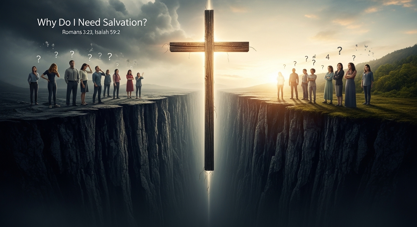 Why Do I Need Salvation? (Romans 3:23, Isaiah 59:2) 1 Why You Need Salvation