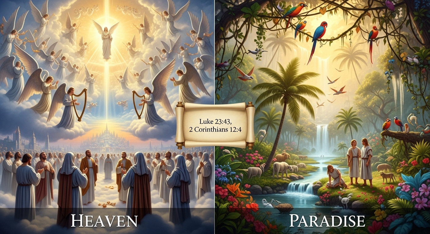 Heaven and Paradise Difference