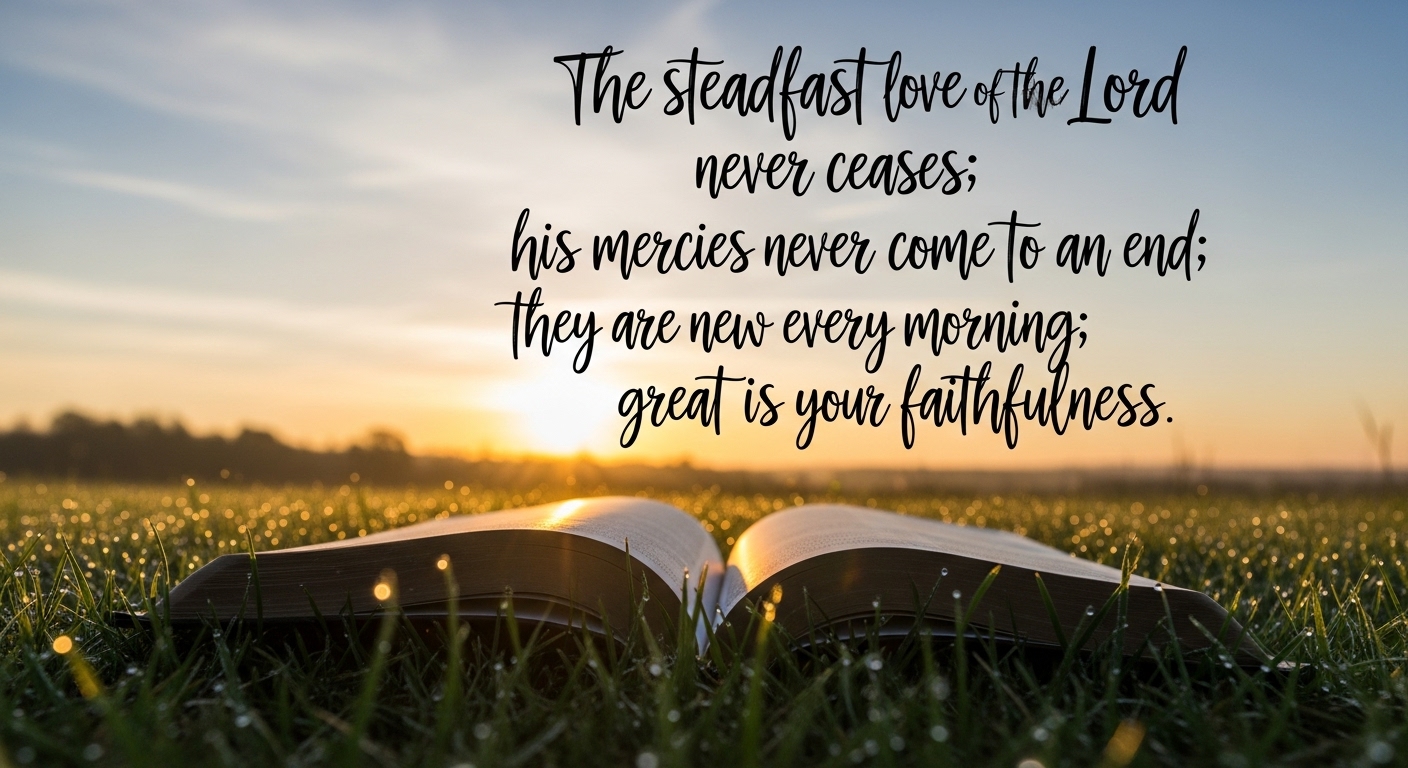 God’s Mercies Are New Every Morning