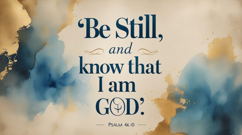 Phoenix 10 An elegant Scripture art piece the text of Psalm 46 2