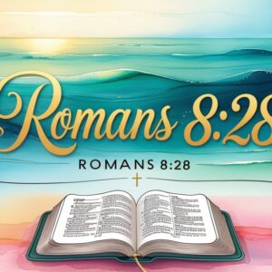 Phoenix 10 Elegant scripture art featuring Romans 828 in beaut 0