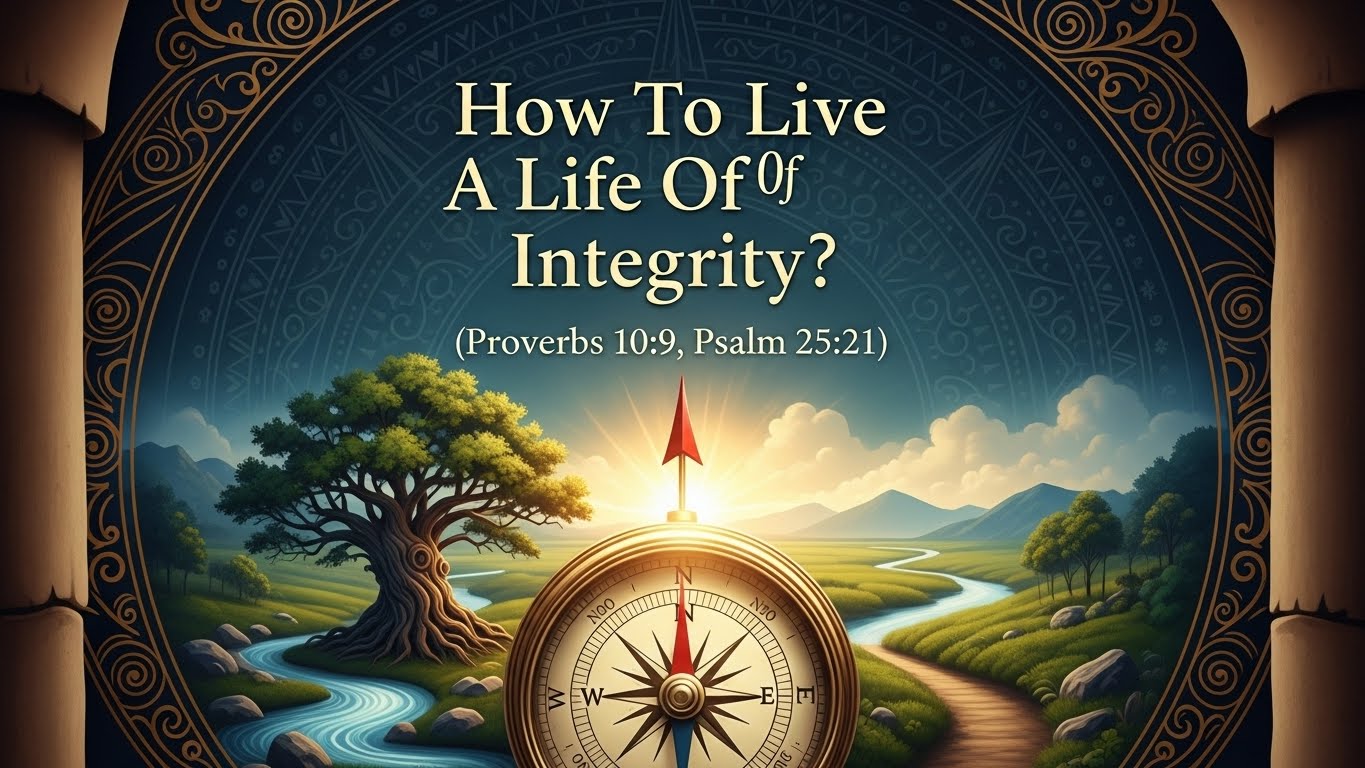 How To Live A Life Of Integrity? (Proverbs 10:9, Psalm 25:21) 1 Life of Integrity