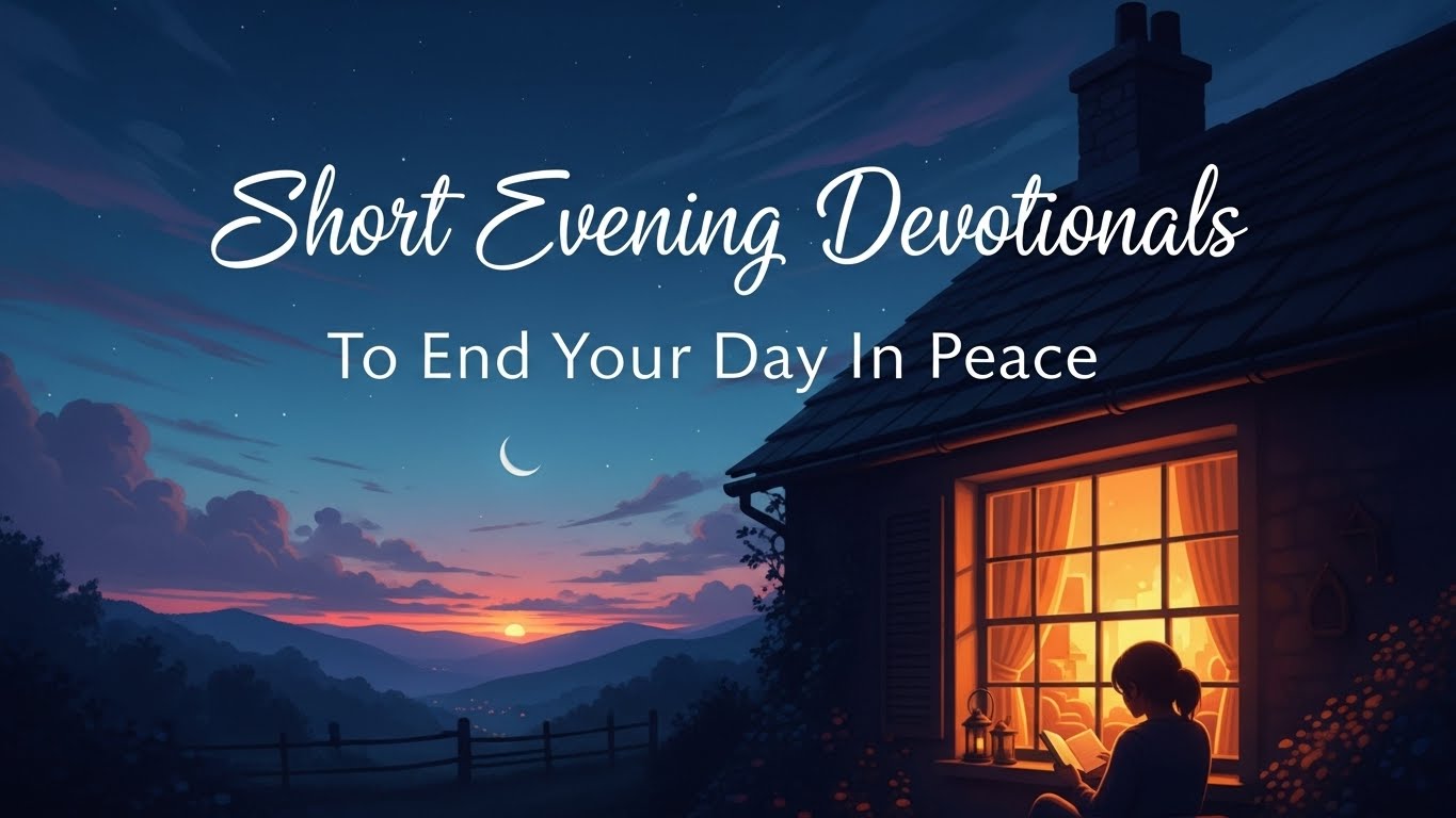 short evening devotionals to end your day in peace