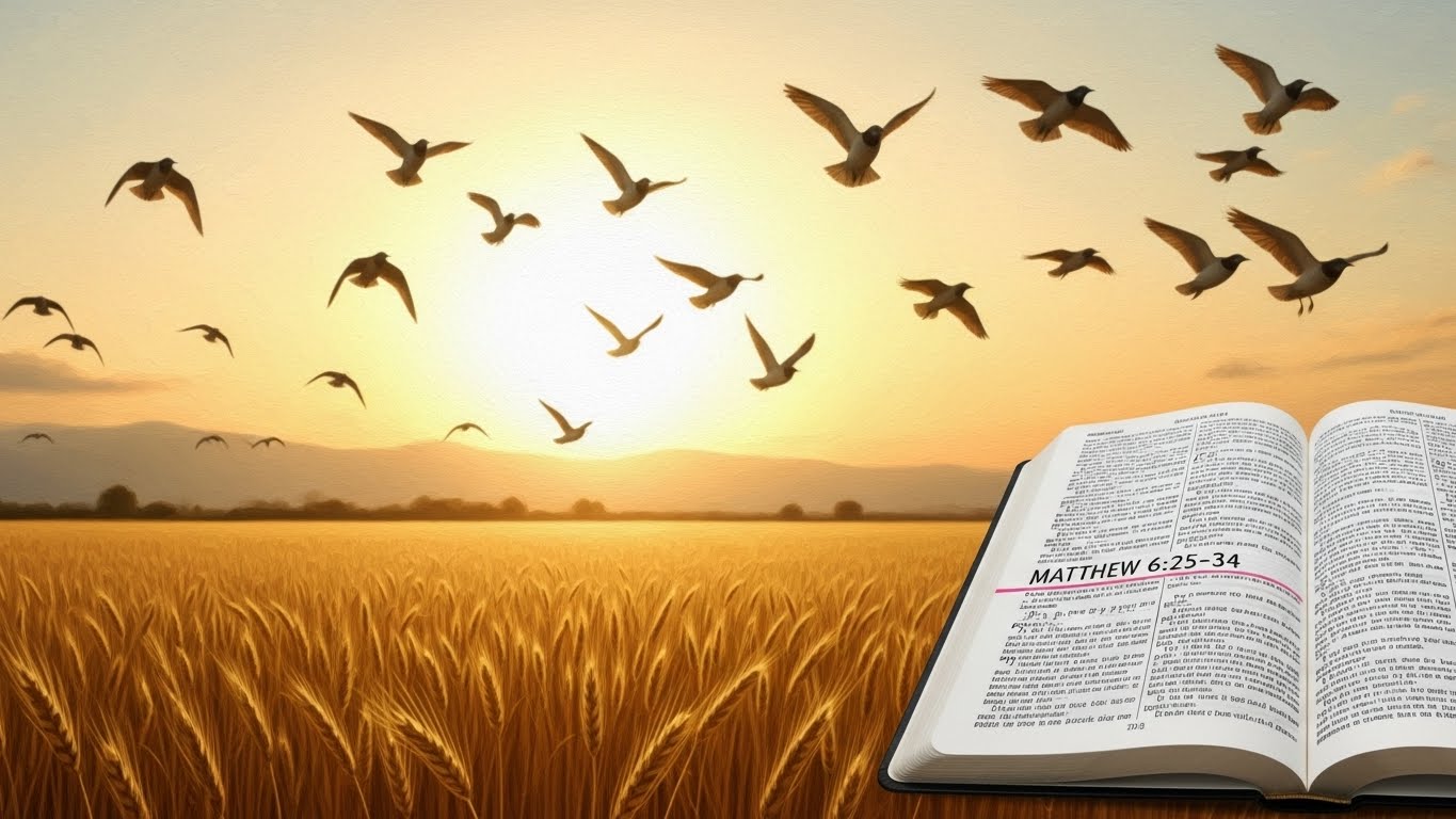 What Does The Bible Say About Worry? (Matthew 6:25-34, 1 Peter 5:7) 2 Bible Verses About Worry