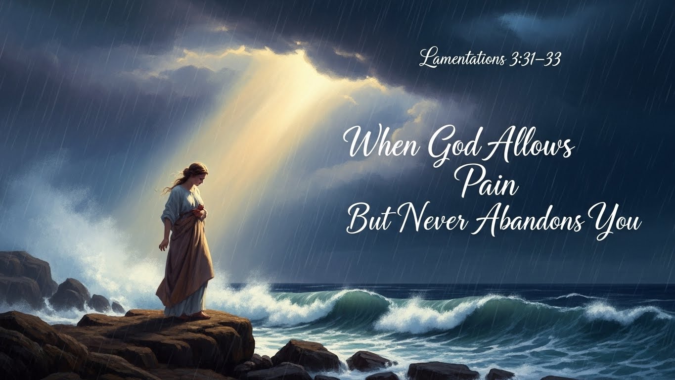 Lamentations 3:31–33 meaning
