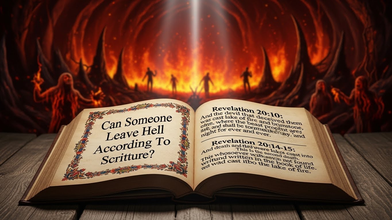 Can someone leave hell according to Scripture?