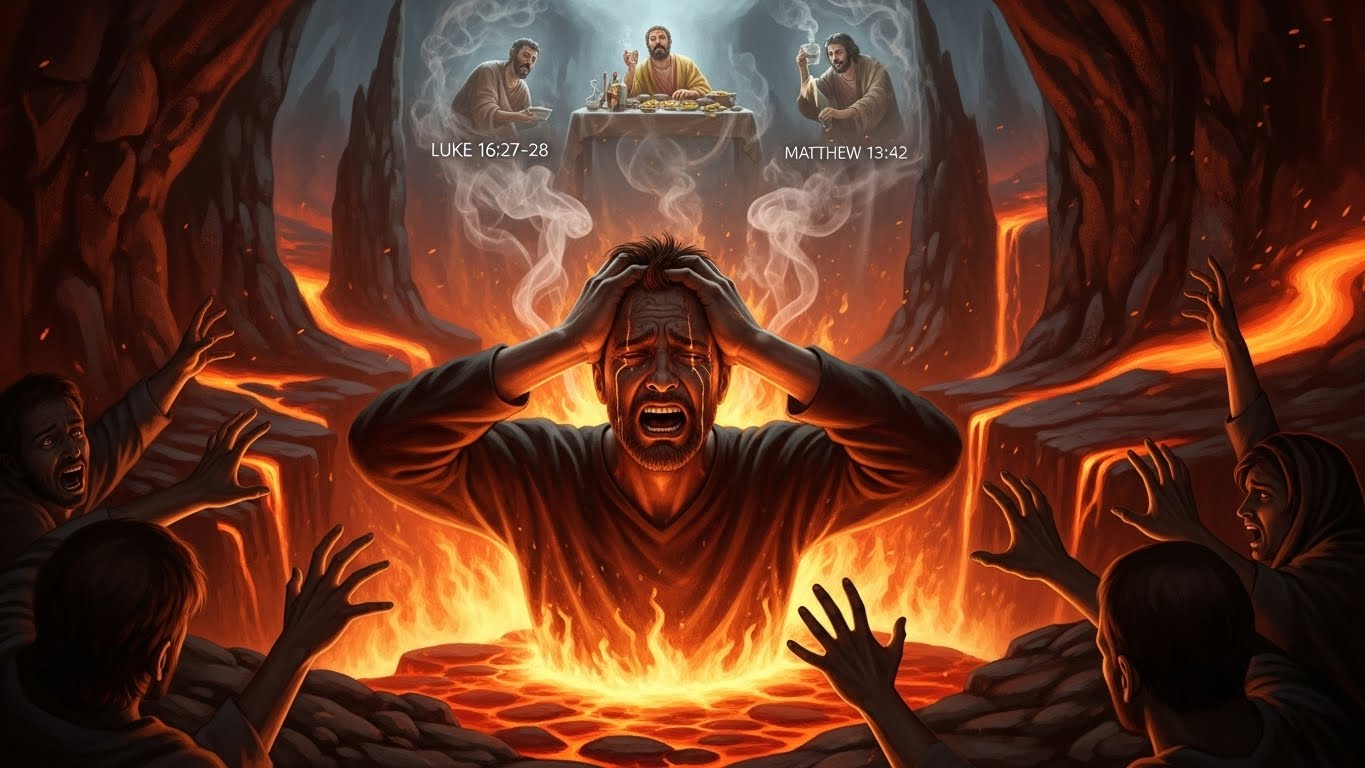 What does the Bible say about regret in hell? 