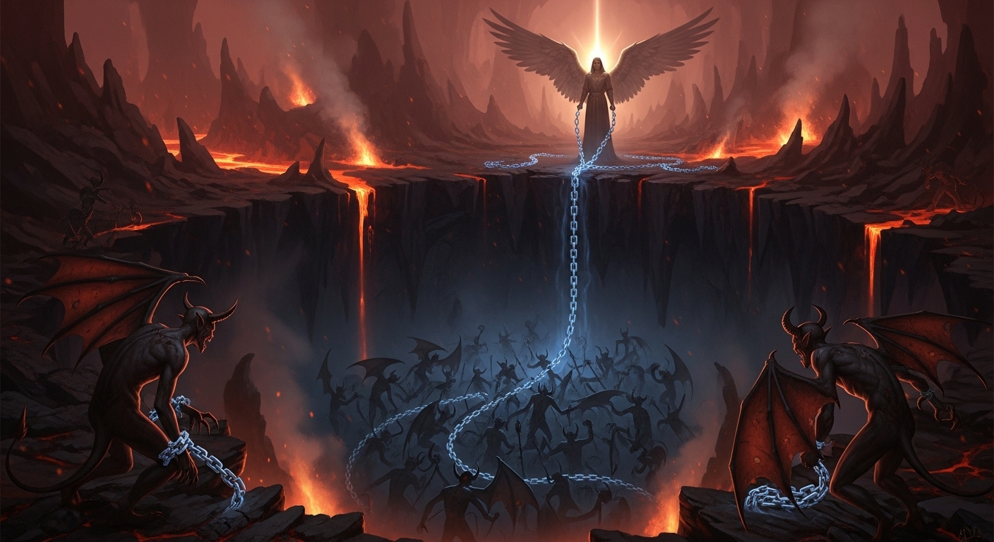 What does the Bible say about demons in hell right now?