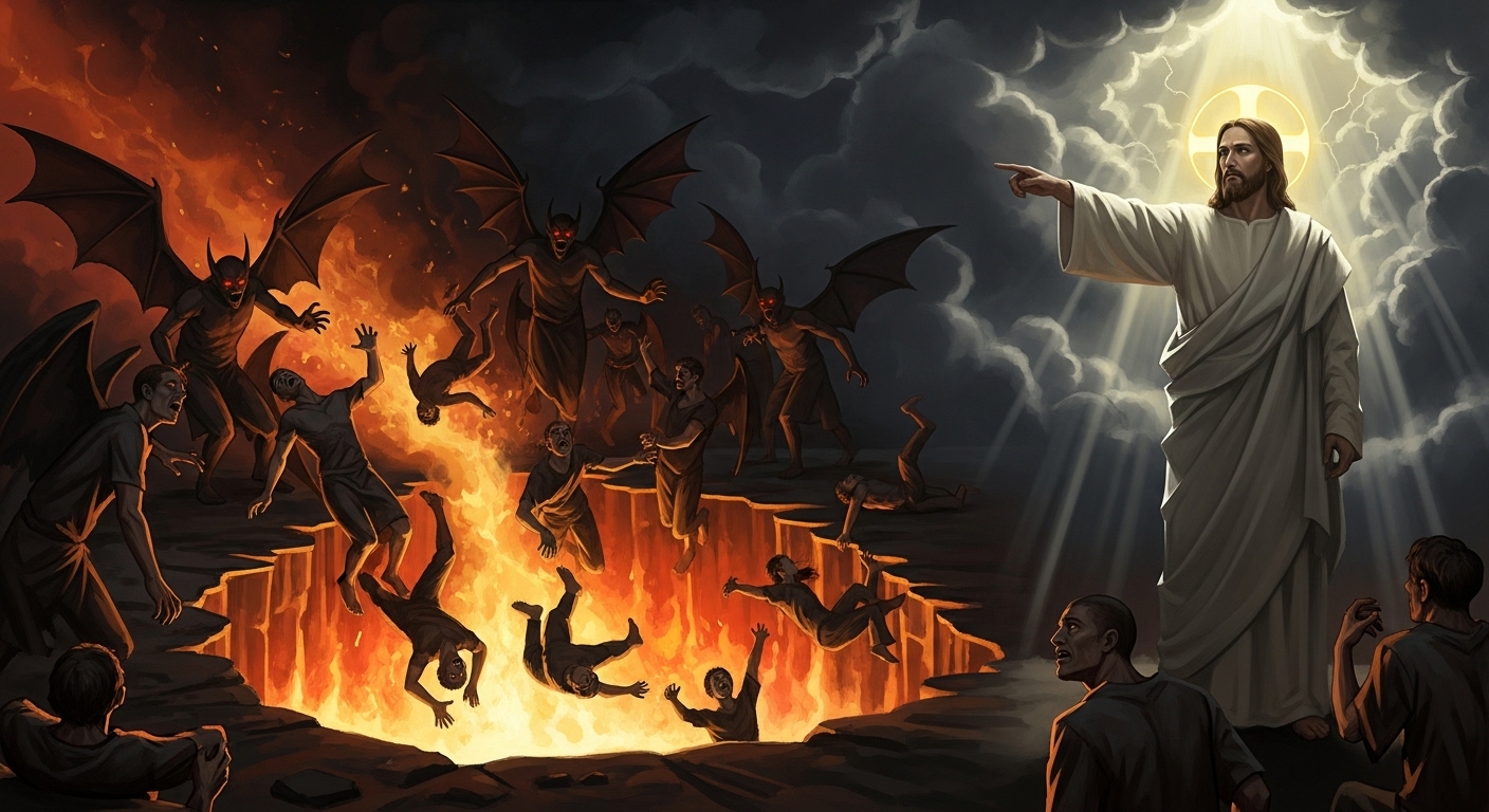 Understanding The Eternal Fire: Biblical Insights Beyond Literalism 1 Matthew 25:41 — “Then he will say to those on his left, ‘Depart from me, you who are cursed, into the eternal fire prepared for the devil and his angels."