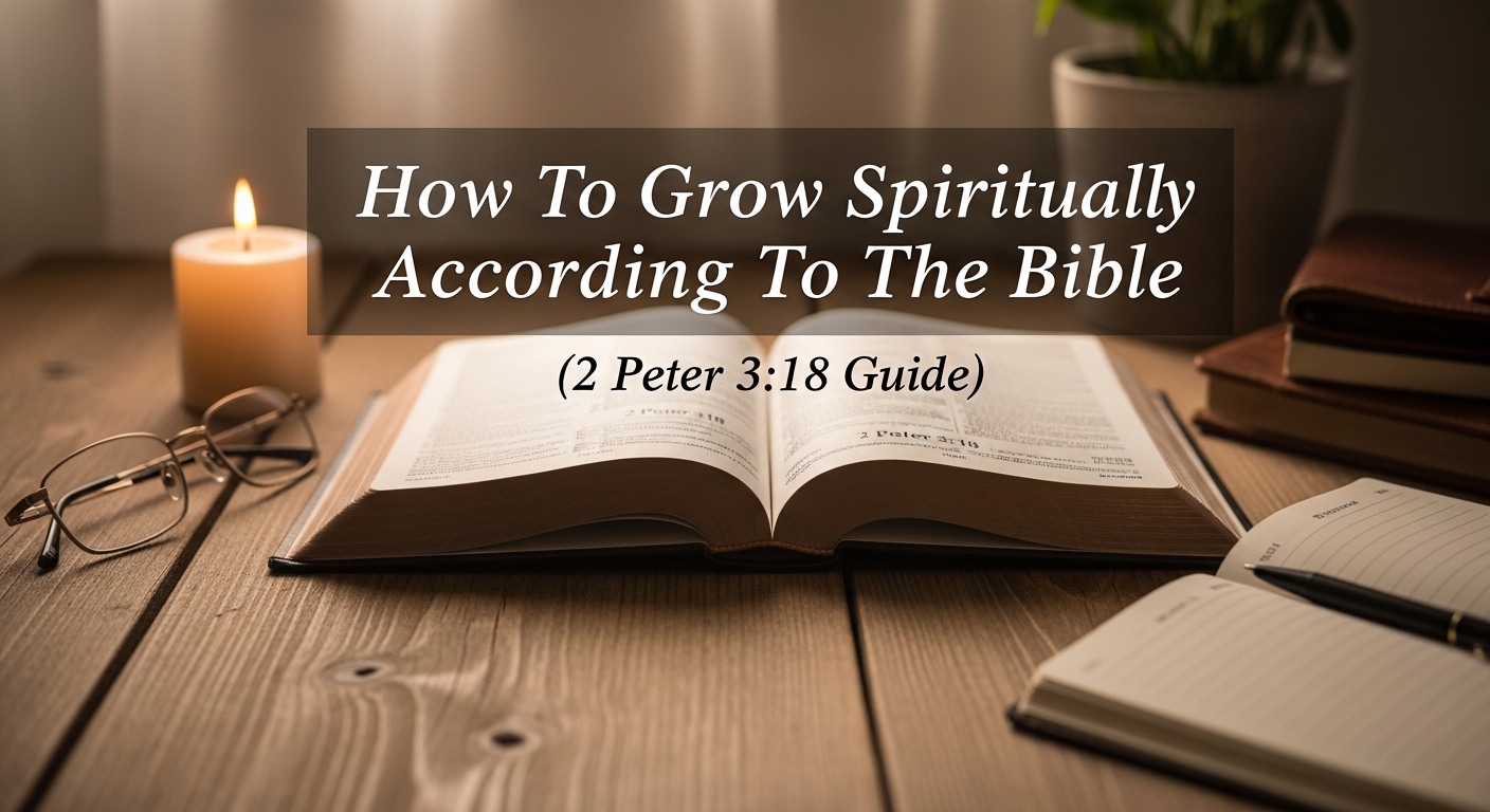 How To Grow Spiritually According To The Bible (2 Peter 3:18 Guide) 1 Image fx 34 2