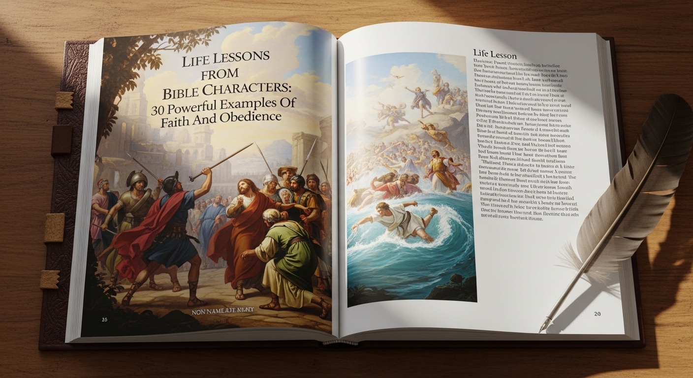 Life Lessons From Bible Characters: 31 Powerful Examples Of Faith And Obedience 1 Image fx 39
