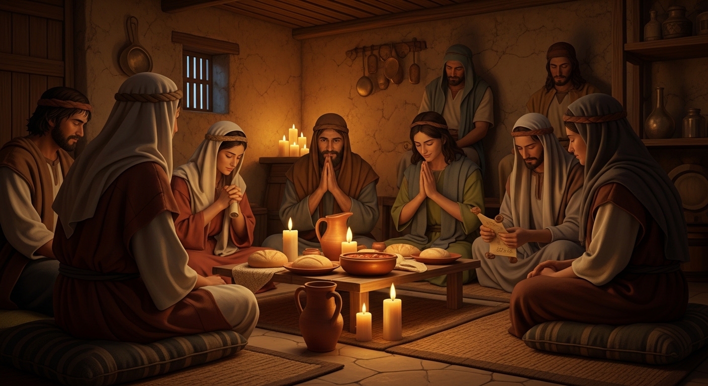 The Book of Acts Timeline Explained (What Happened After Jesus Ascended?) 4 Early church believers gathering Acts