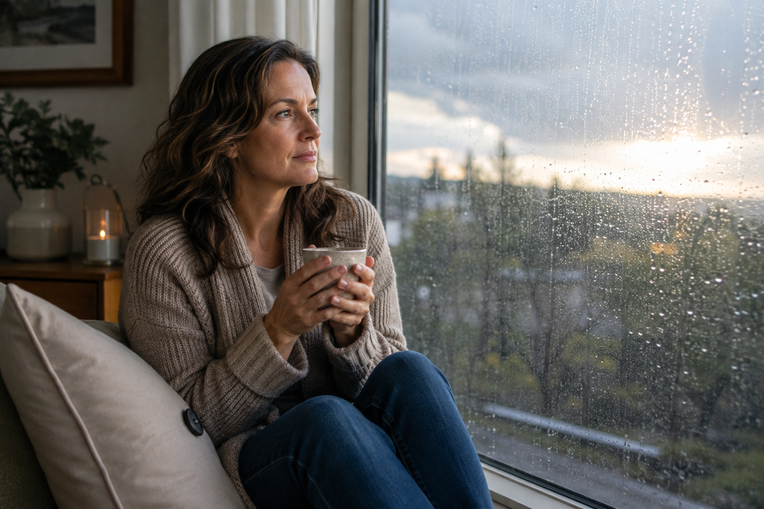 A believer holding onto biblical joy during difficult circumstances
